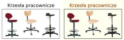krzesła warsztatowe, krzesła przemysłowe, krzesła produkcyjne, krzesła pracownicze